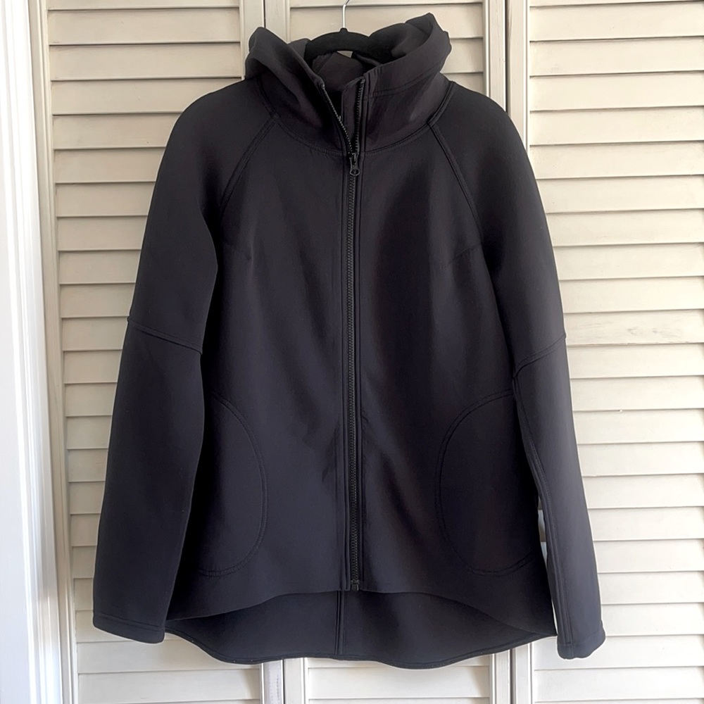 Lululemon black relaxed fit Scuba jacket full zip